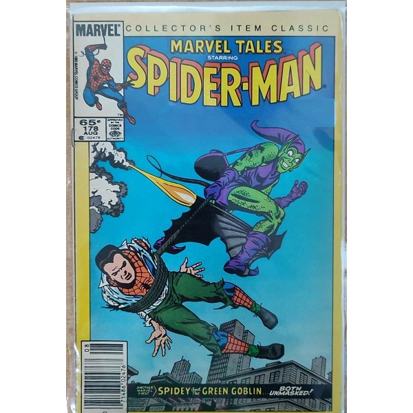 Marvel Tales #178 Aug Spider-Man Spidey and the Green Goblin (1985) - Comic Book [New - Collector's Item Classic]