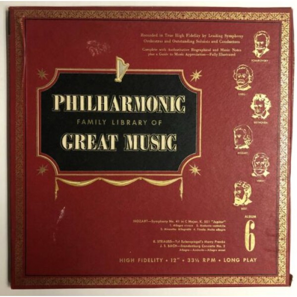 Philharmonic Family Library of Great Music Album #6 - Lp [Used-Media: VG, Sleeve: F]
