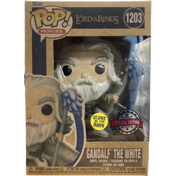 Funko Pop! Movies Lord of the Rings - Gandalf The White #1203 Glows in the Dark Special Edition (Exclusive)