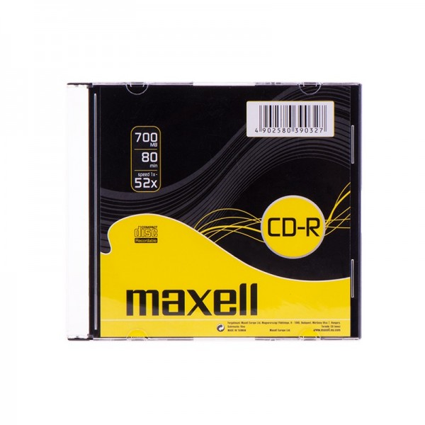 CD-RW Maxell 700MB 80min 1 τεμ