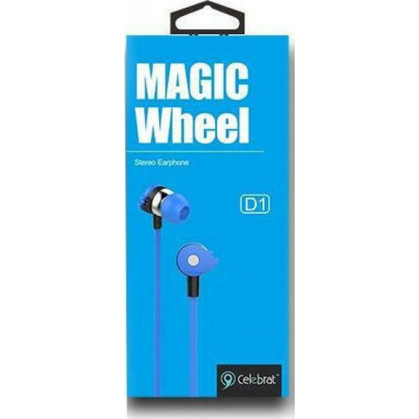 Ακουστικά Celebrat Magic Wheel Μπλε
