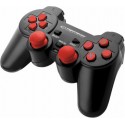 Χειριστήριο για PS2/PC/PS3 Esperanza Corsair Ενσύρματο  Μαυρο/Κοκκινο