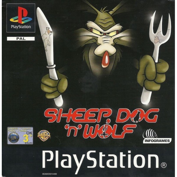 Sheep, Dog 'n' Wolf - PSX PS1 [Used-very good]