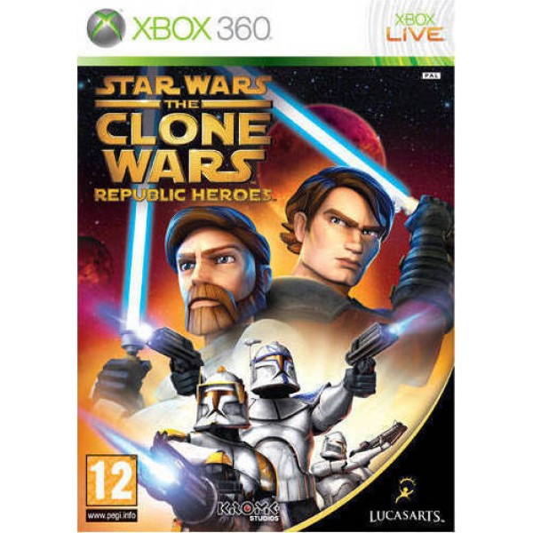 Star Wars the clone wars republic heroes Xbox 360 [Used - No Manual]